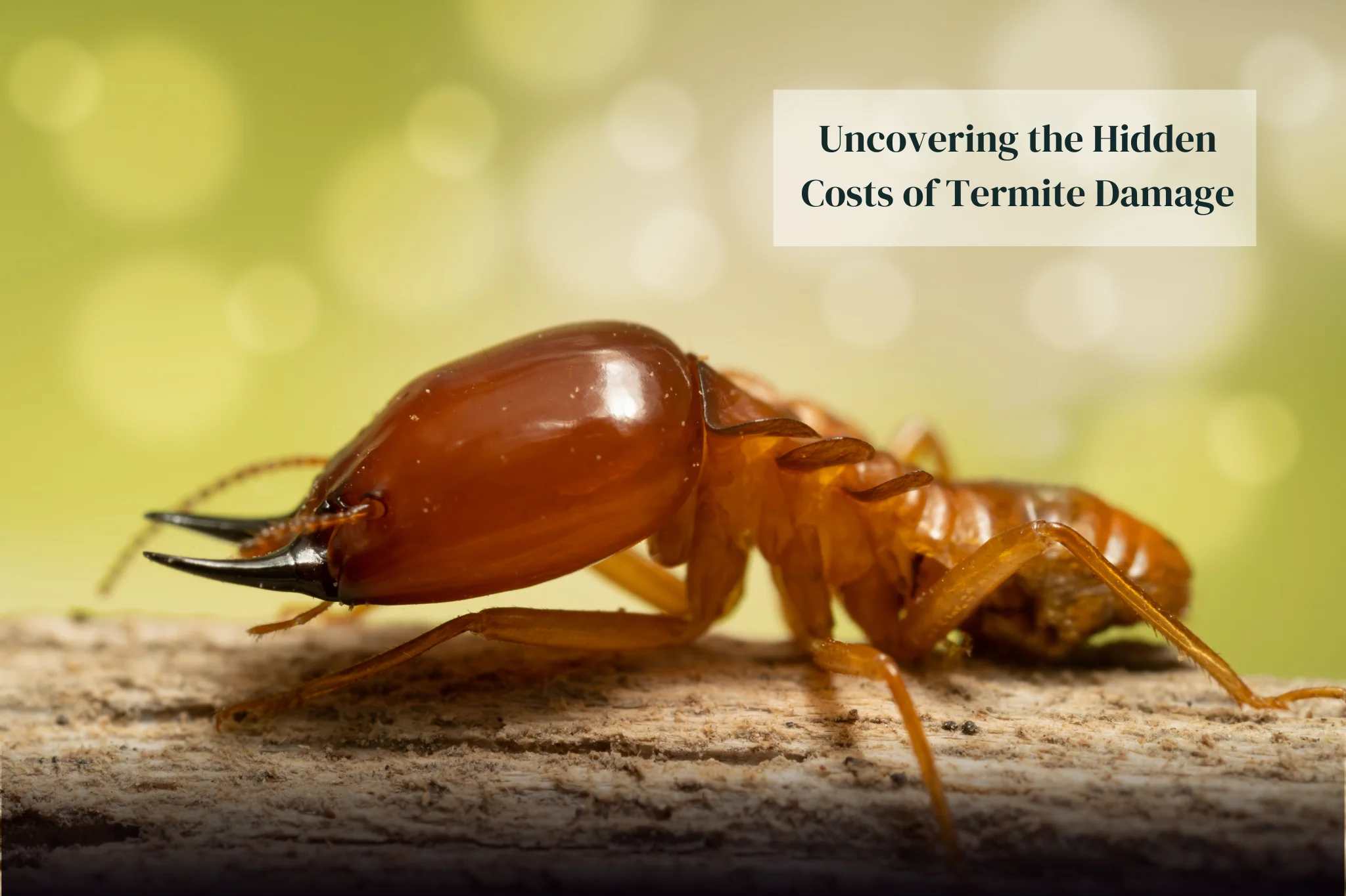 Uncovering the Hidden Costs of Termite Damage: A Guide to Financial Risk Mitigation in Doha.