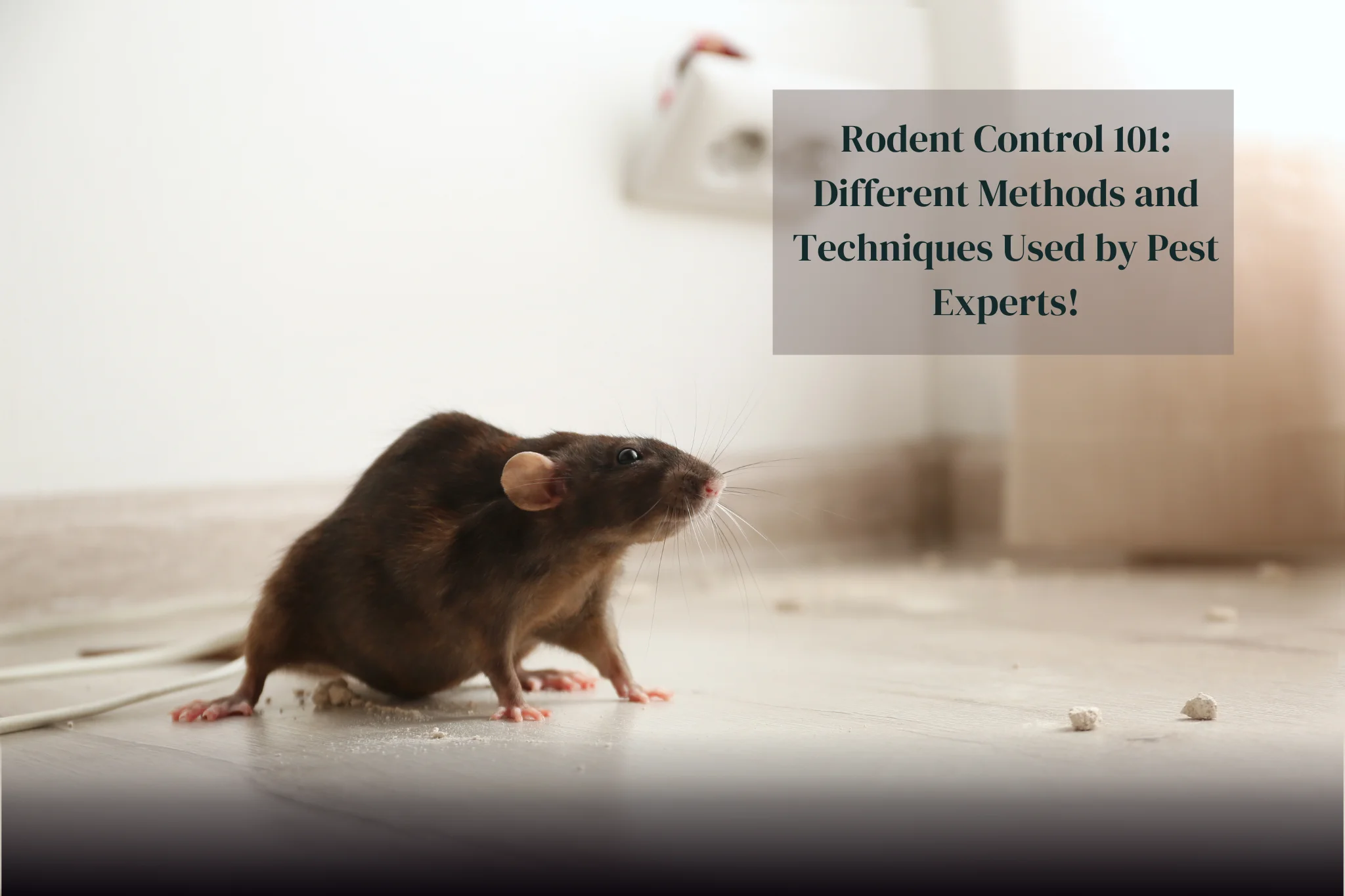 Rodent Control 101: Understanding the Different Methods and Techniques Used by Pest Experts!