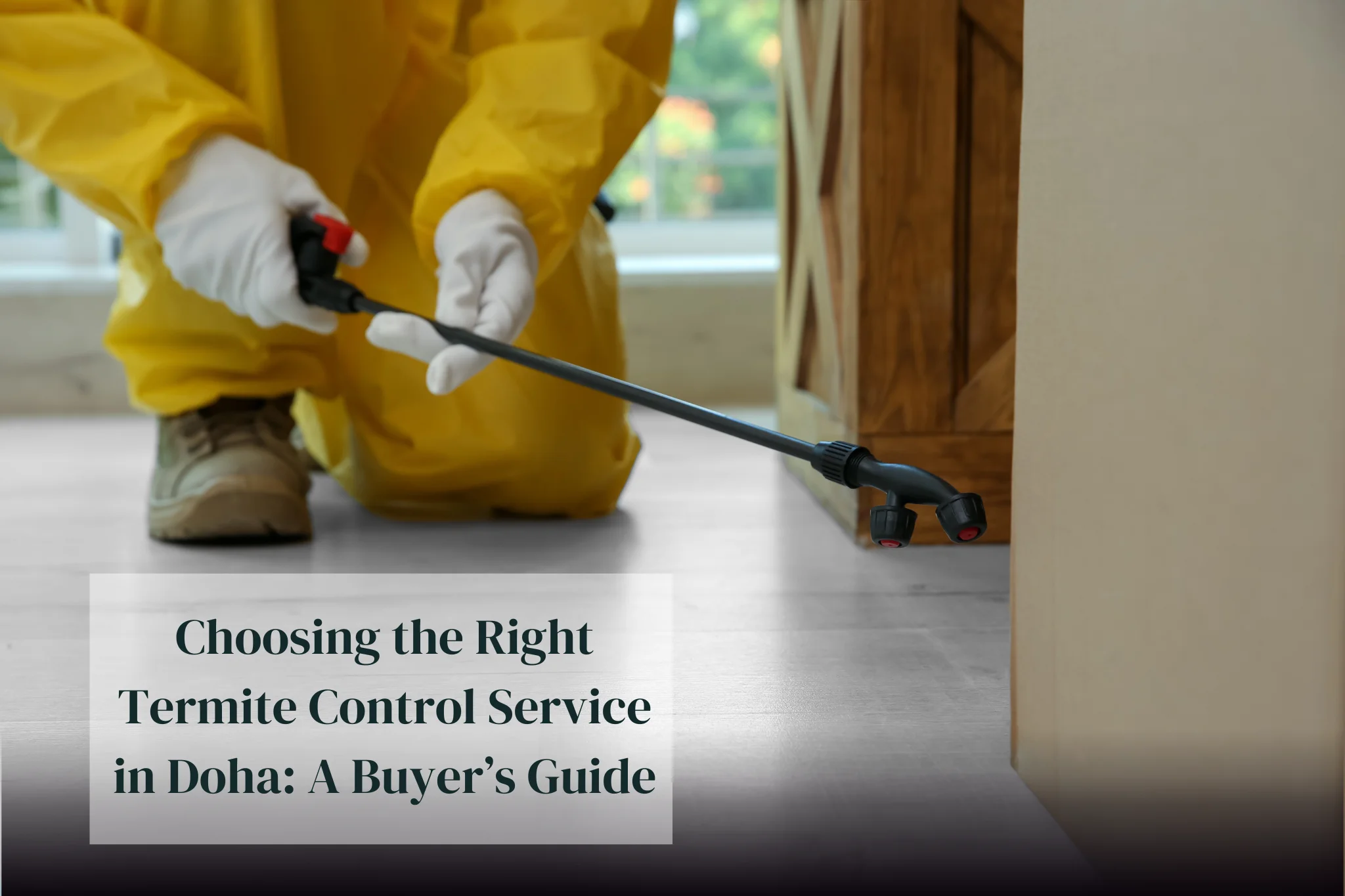 Choosing the Right Termite Control Service in Doha: A Buyer’s Guide